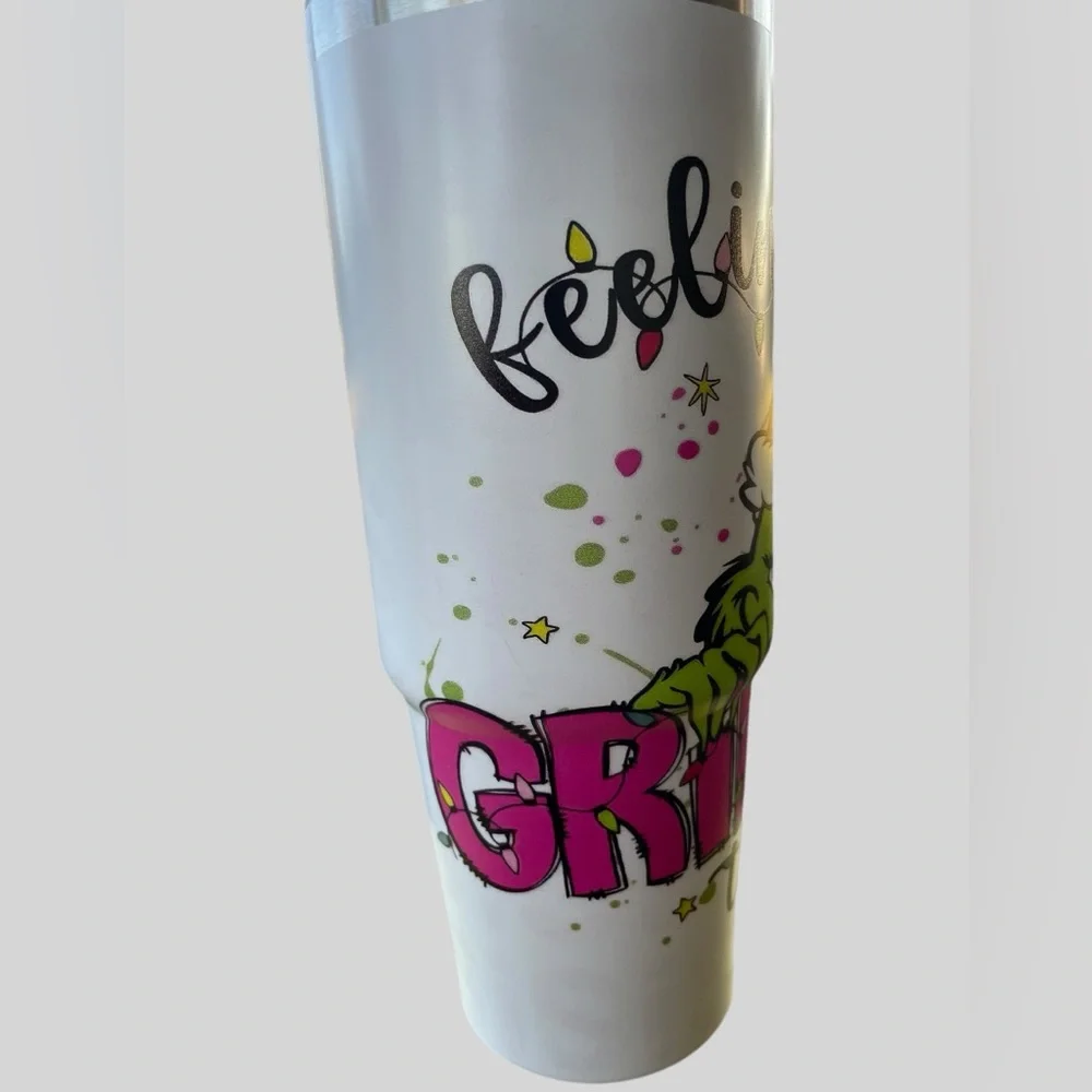 Feeling Extra Grinchy Christmas 30 oz Stainless Steel Tumbler NEW